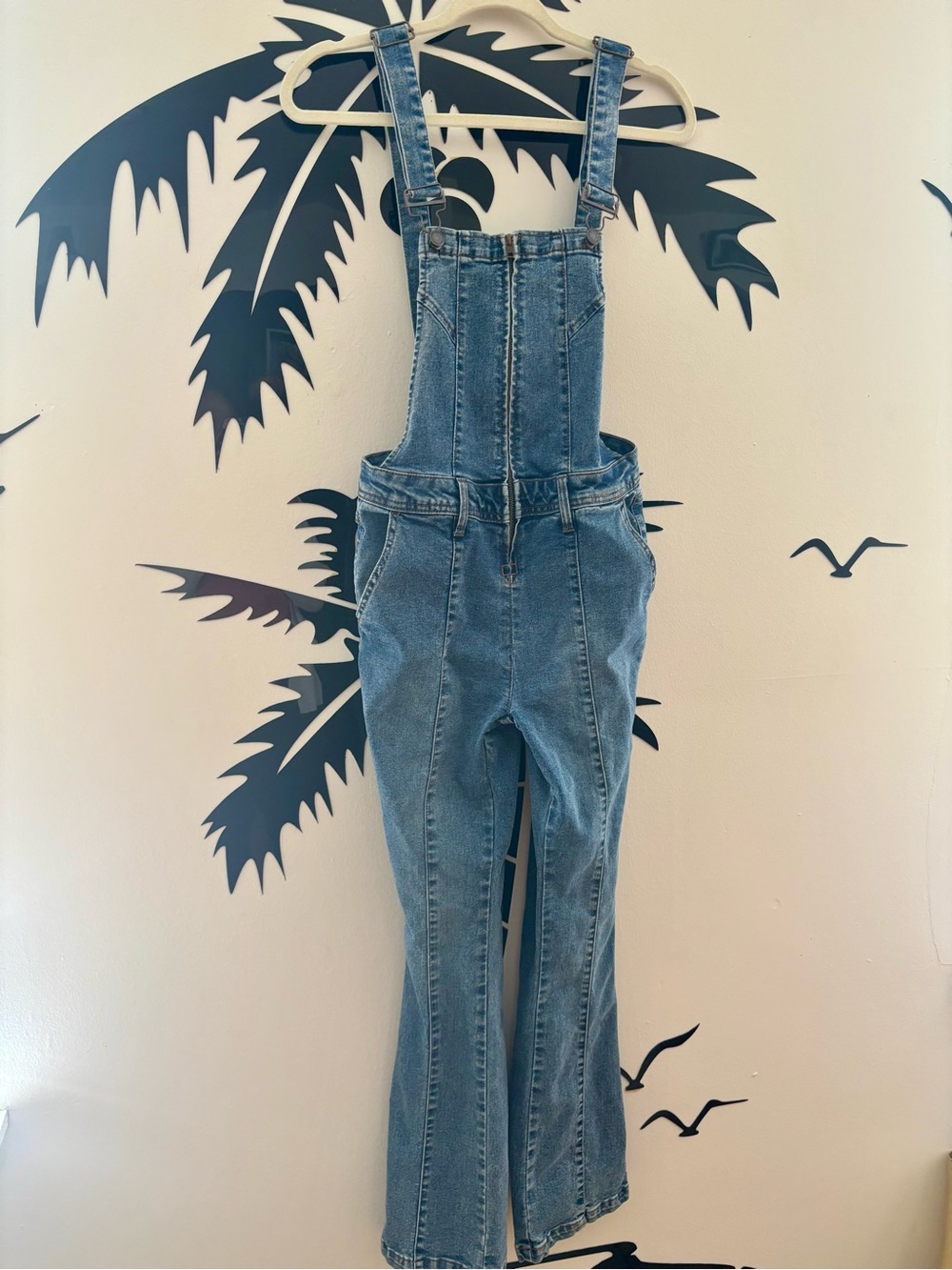 Denim Blue Overall Jeans
